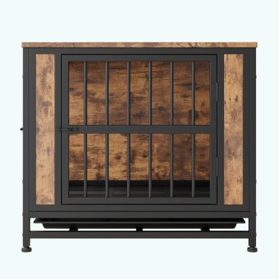 Rustic Brown Dog Crate Table (27.48)