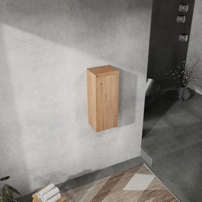 Modern Floating Bathroom Side Cabinet with Soft-Close Doors