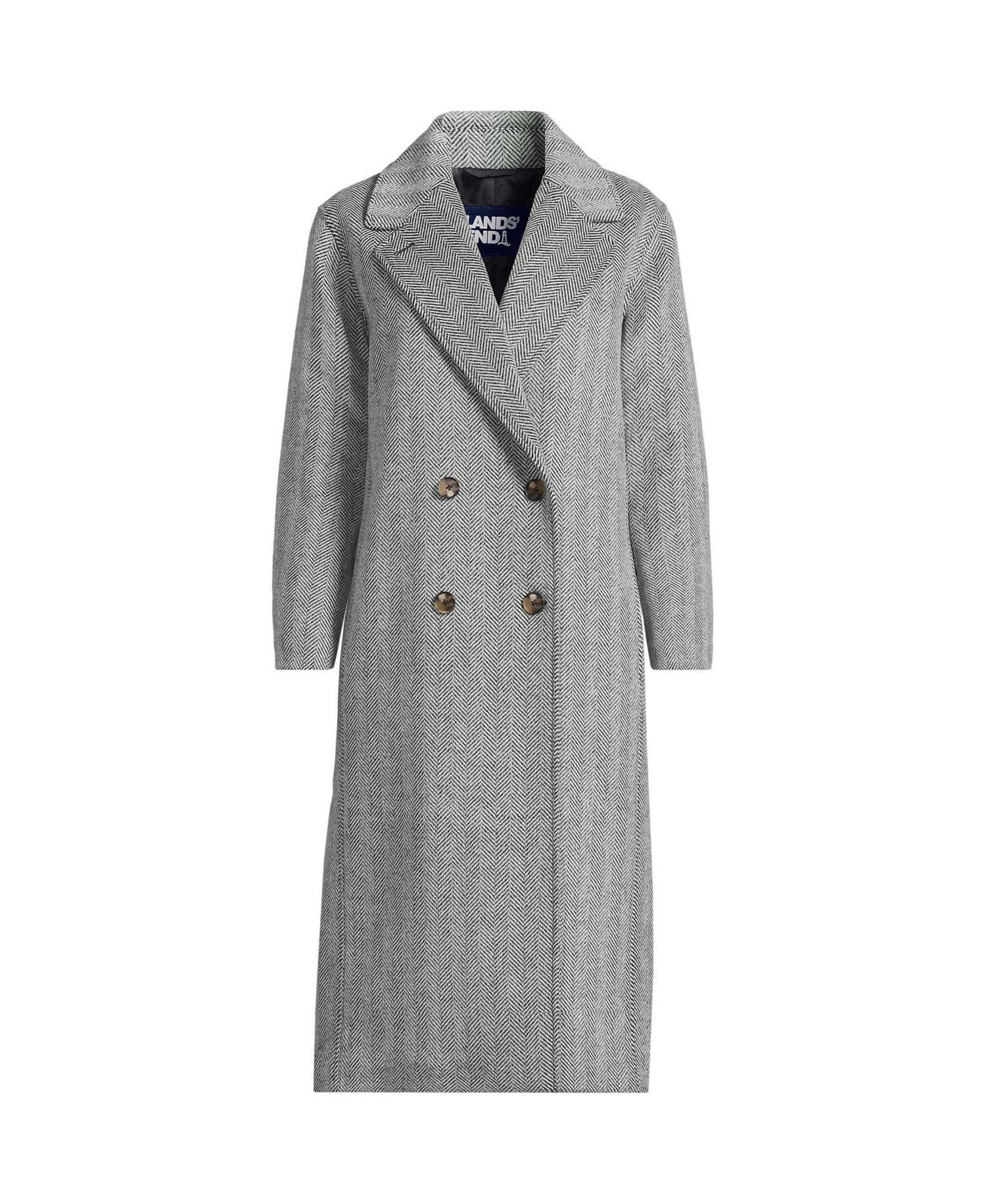 Women's Insulated Double Breasted Wool Coat