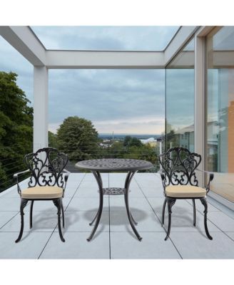 Streamdale 3-Piece Aluminum Patio Set with Cushions