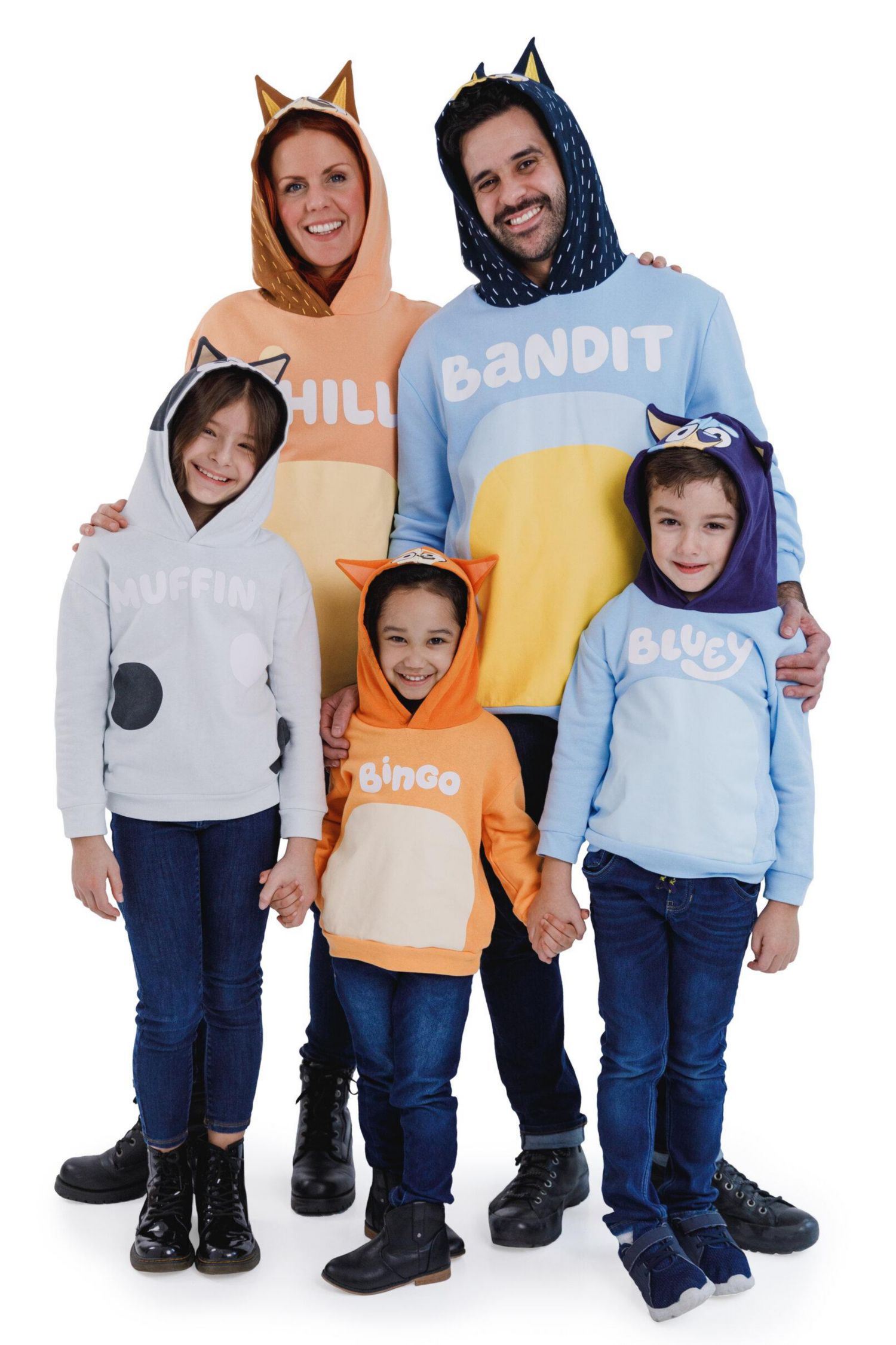 Boys Bingo Dad Mom Fleece Matching Family Cosplay Pullover Hoodie Infant to Little Kid