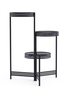 Metal Multi-tier Planter Flowers Pots Holder Garden Patio Decor Plants Rack Stand