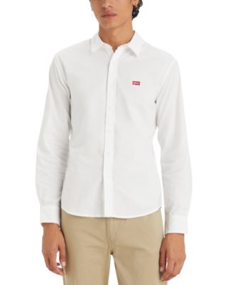 Levi's - Men's Slim-Fit White Logo Shirt