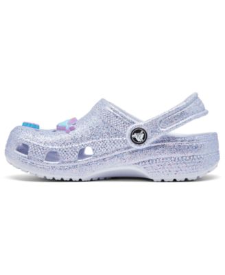 Little Girls Glitter Sea Classic Clogs from Finish Line