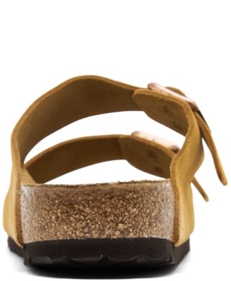 Men's Arizona Suede Leather Soft Footbed Casual Sandals from Finish Line