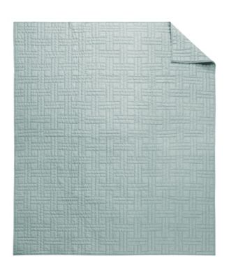 Melange Stitch Stitching Quilted Throw, 50" x 60"