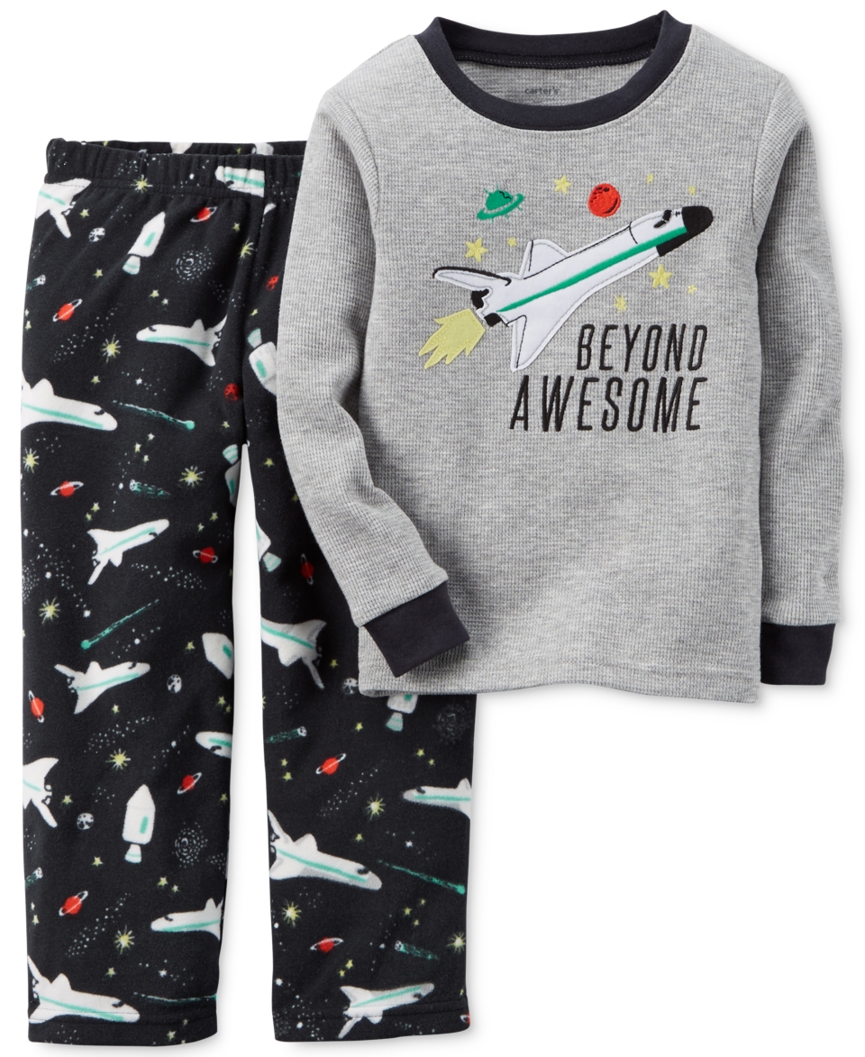 Carters Toddler Boys 2 Piece Beyond Awesome Space Pajamas   Kids