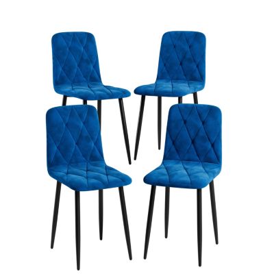 Modern Velvet Dining Chairs (Set of 4)