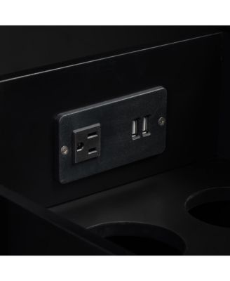 [Cabinet Only] 36" Bathroom Vanity-Black (Sink not included)