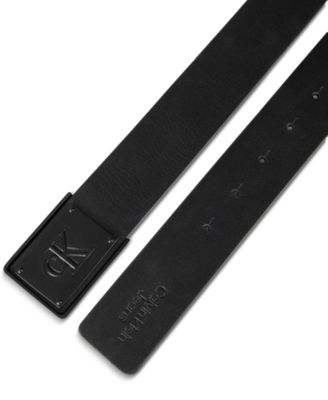 Men's CK Plate Plaque Belt