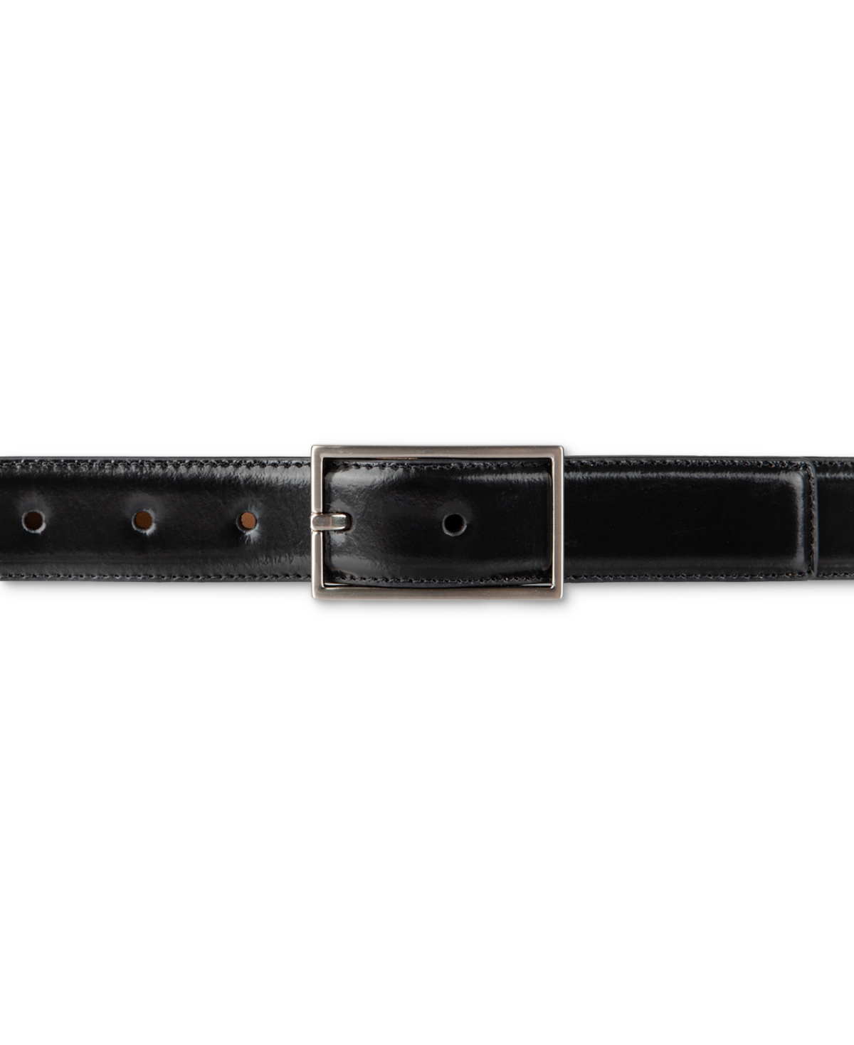Calvin Klein Men's Center Bar Dress Belt In Black | ModeSens