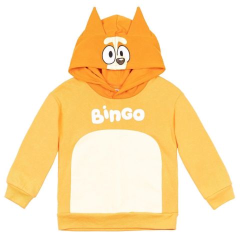 Худи Bluey Cosplay Fleece Hooded Sweatshirt для мальчиков-малышей, цвет: Оранжевый