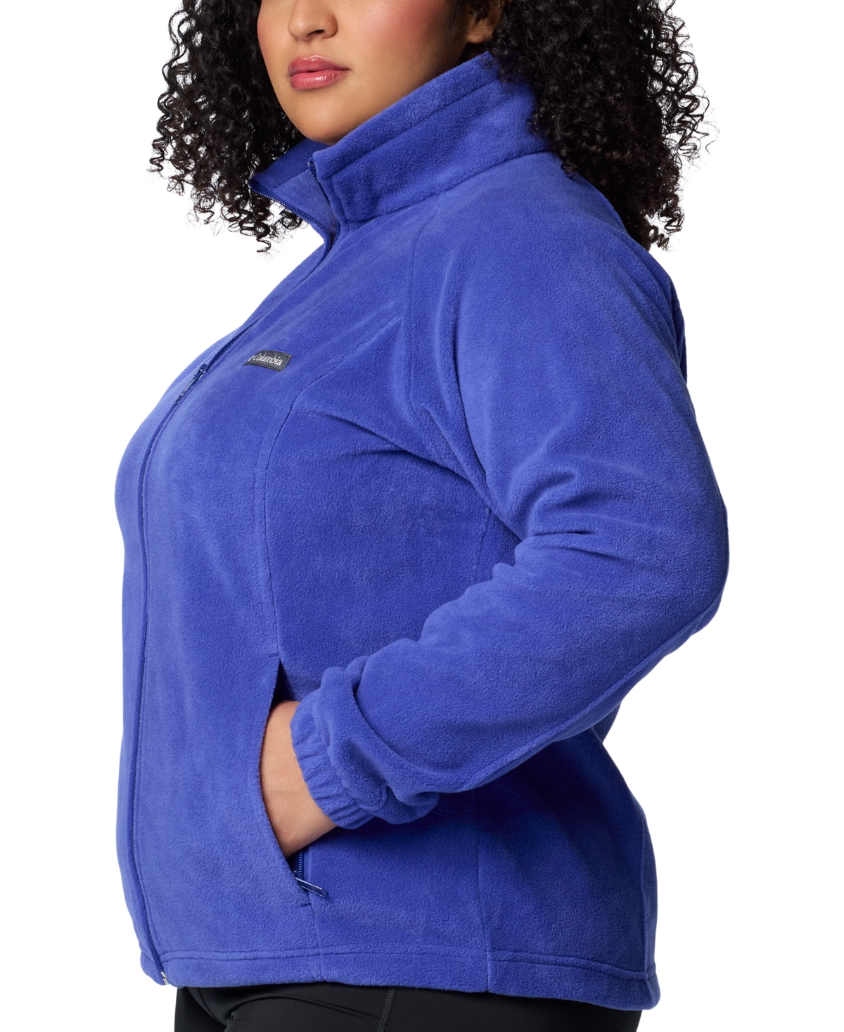 Shop Columbia Women's Plus Benton Springs Fleece Jacket In Clematis Blue