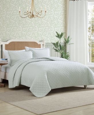 Oxford Stripe Reversible 3-Pc. Quilt Set, King