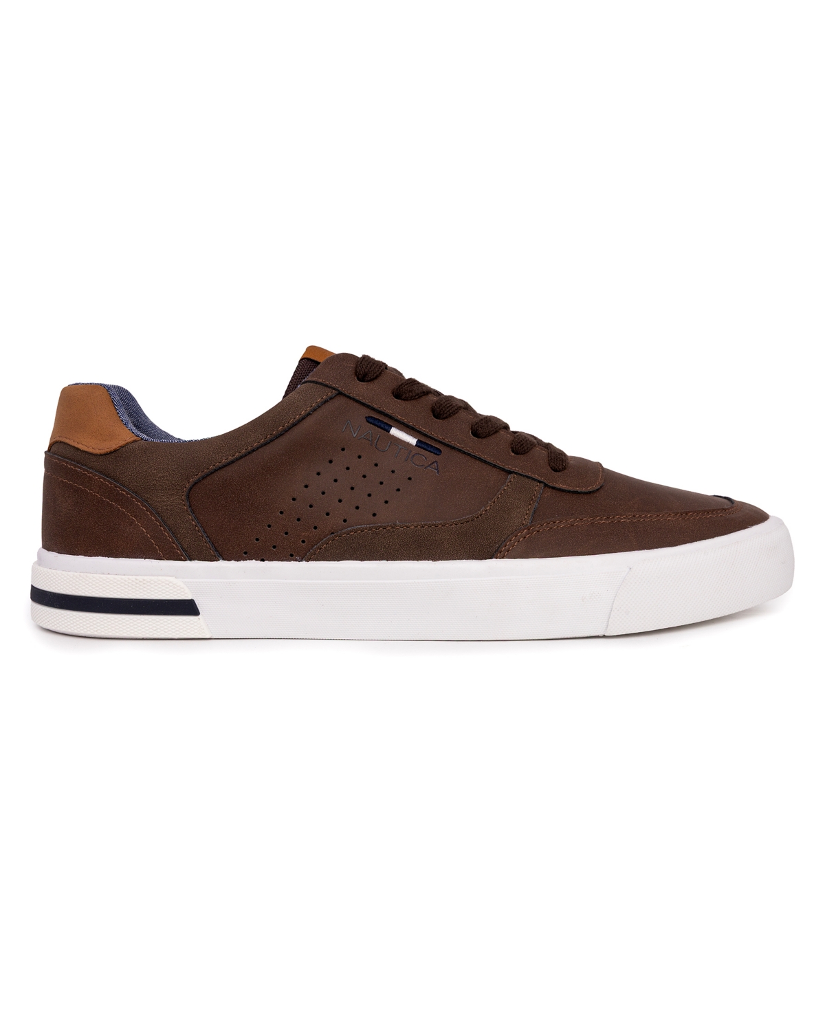 Nautica Men's Negril Flat Court Sneaker -Tan