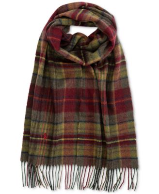 Polo Ralph Lauren Men s Cashmere Blend Plaid Scarf Macy s