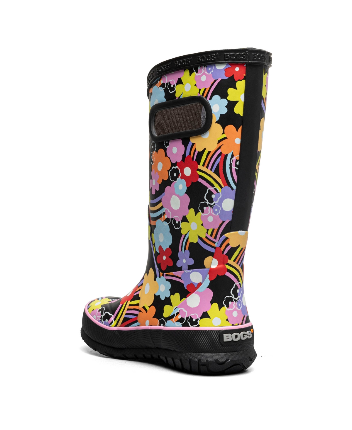 Bogs Little And Big Girls Rain Boot In Bright Multi