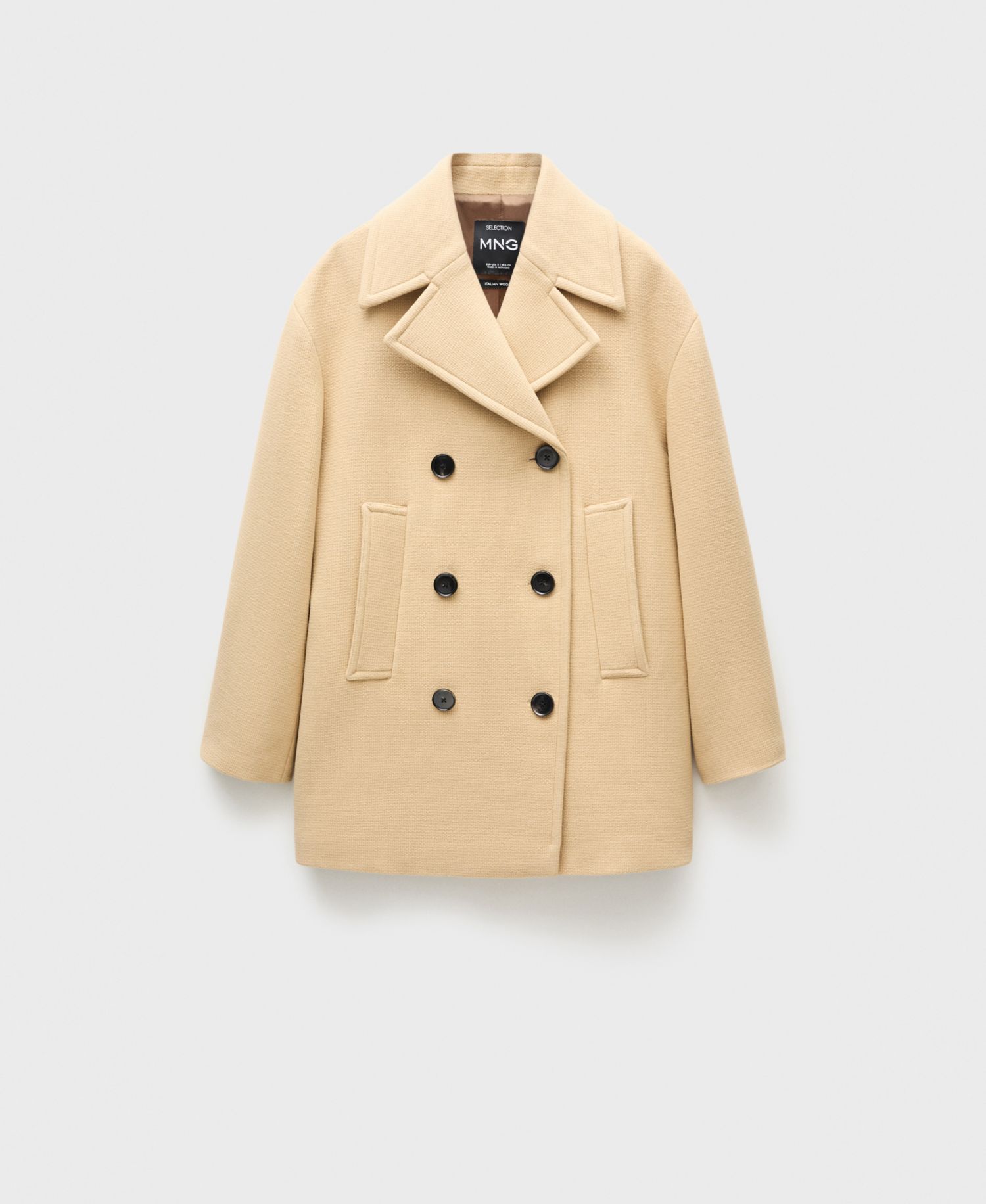 Women's Double Breasted Virgin Wool Coat