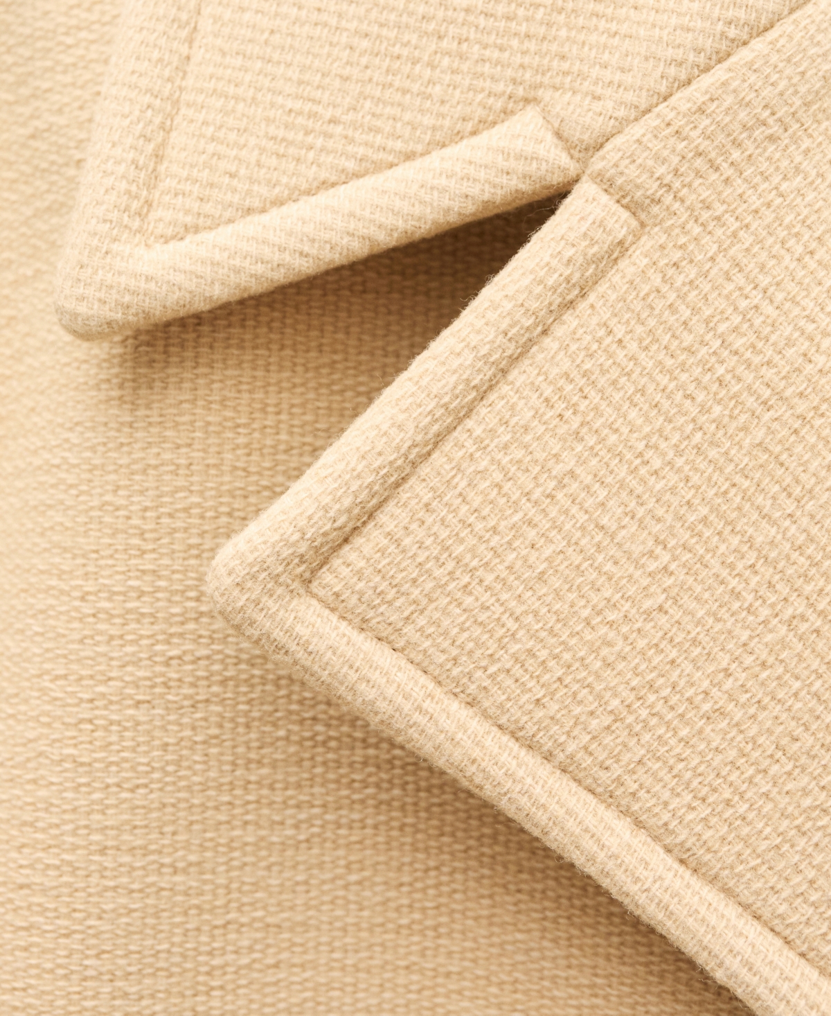 Mango Women's Double Breasted Virgin Wool Coat