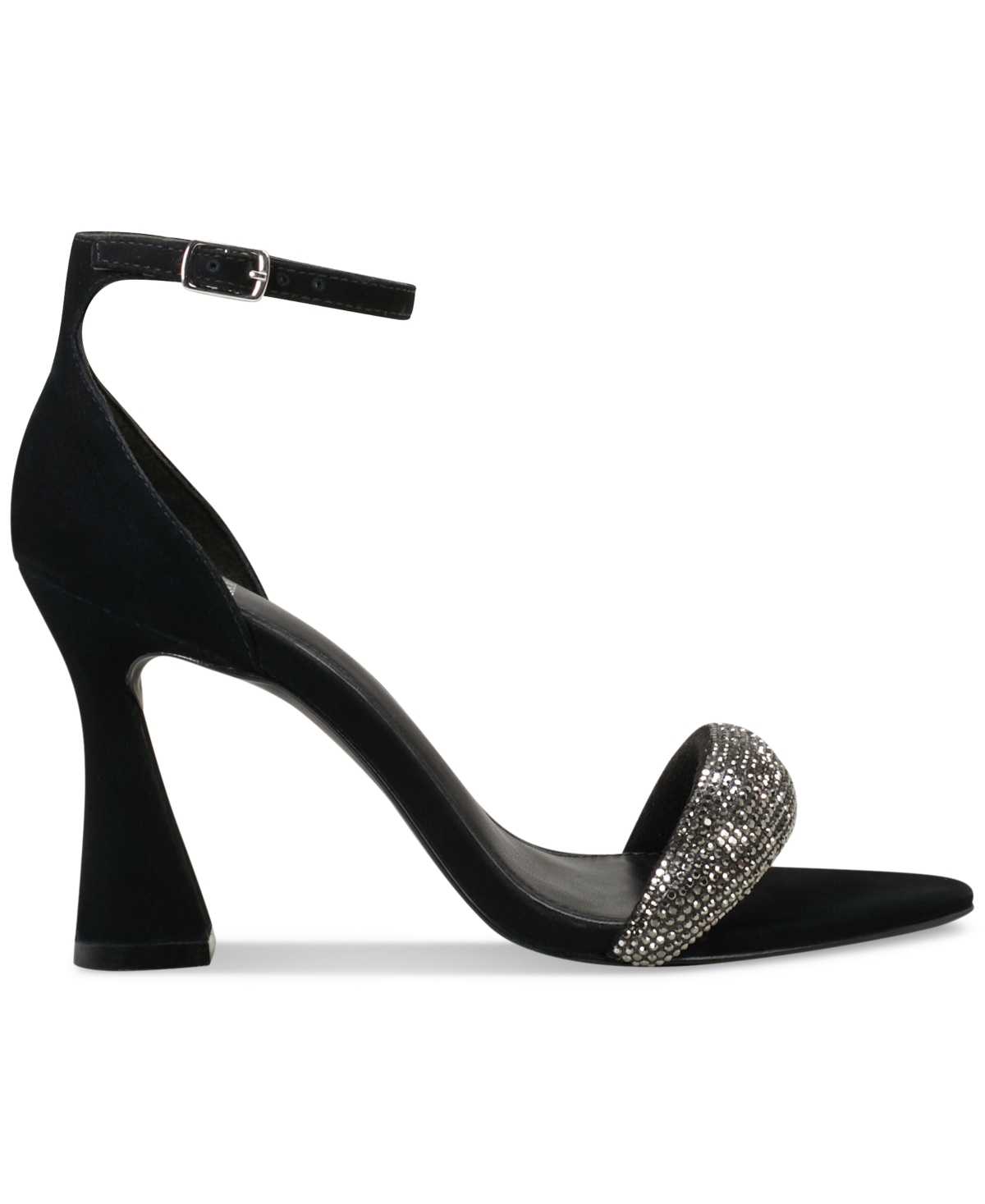 Shop Vince Camuto Women's Aylen Dress Sandals In Black Suede