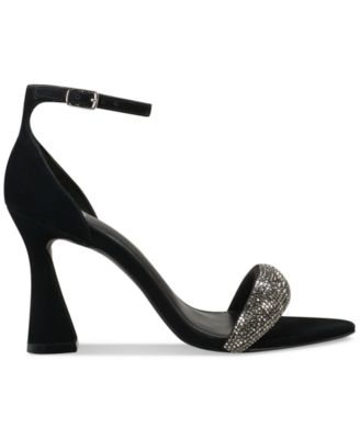 Vince Camuto Ekanya Heather Rose Heeled Sandals – Women’s Nubuck Perforated Slingbacks