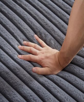 62.5-Inch Corduroy Sponge Sofa Lounge Chair, No Assembly Required, Fluffy Modern Sleeper Chair for Indoor Living Room Bedroom