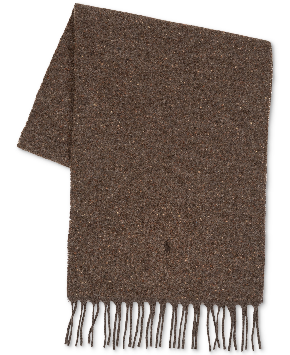 Polo Ralph Lauren Men's Donegal Scarf In Dark Brown