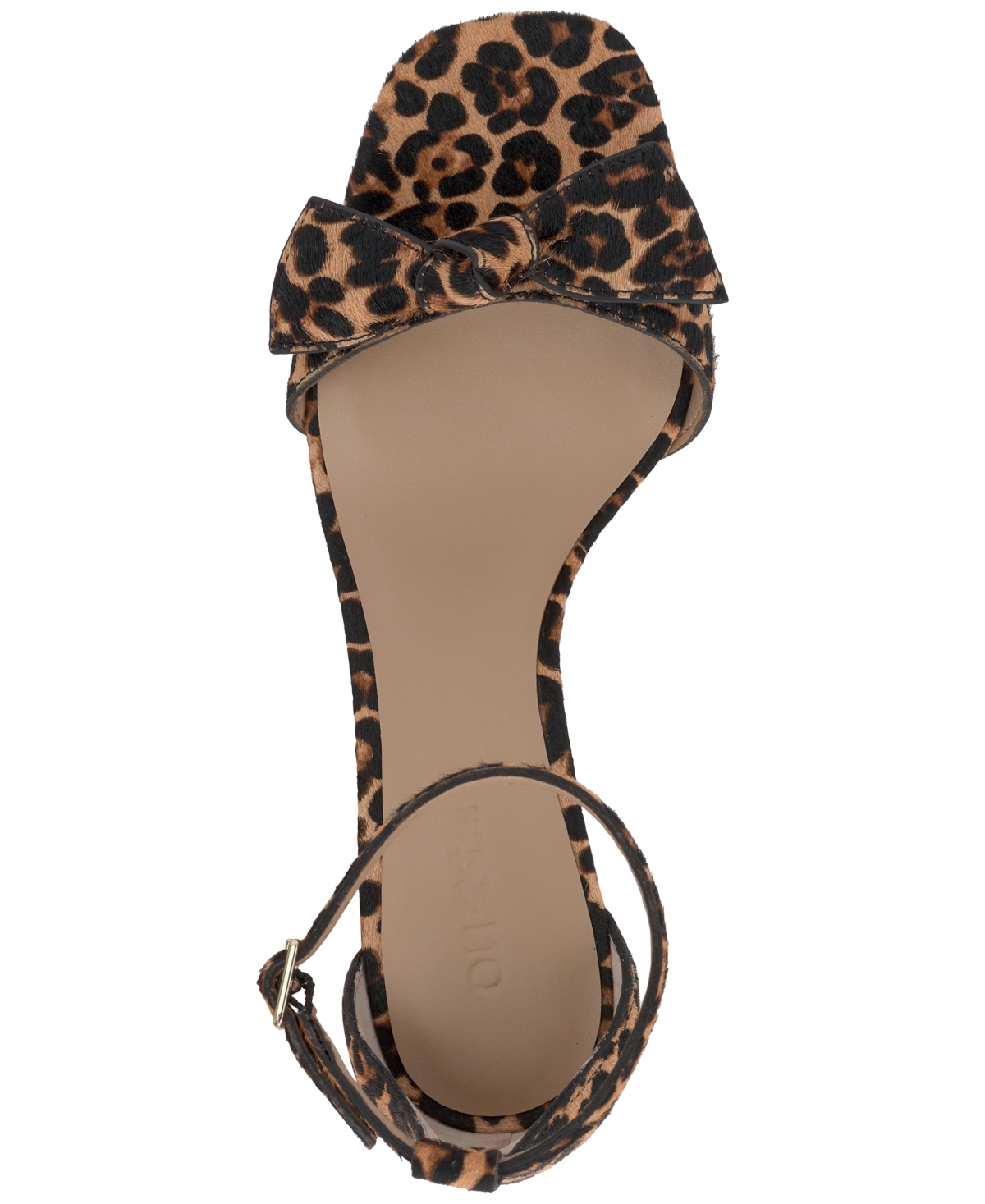 On 34th Taahlah Bow Sandals, Created For Macy's In Leopard Haircalf