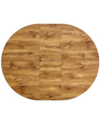 Table and chair set.Modern Extendable Wood MDF Dining Table.The table has a telescopic design, suitable for gatherings of different size.Paired with 6 chairs with PU cushions and black metal legs.