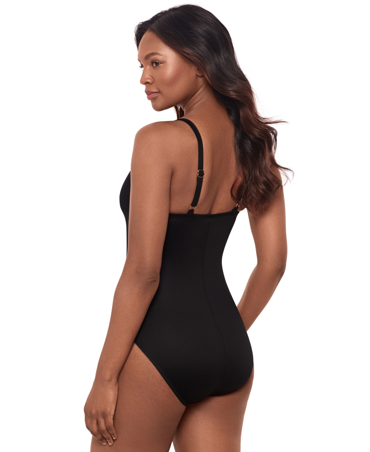 Miraclesuit Women's Network News Mariposa Underwire One-piece Swimsuit In Black