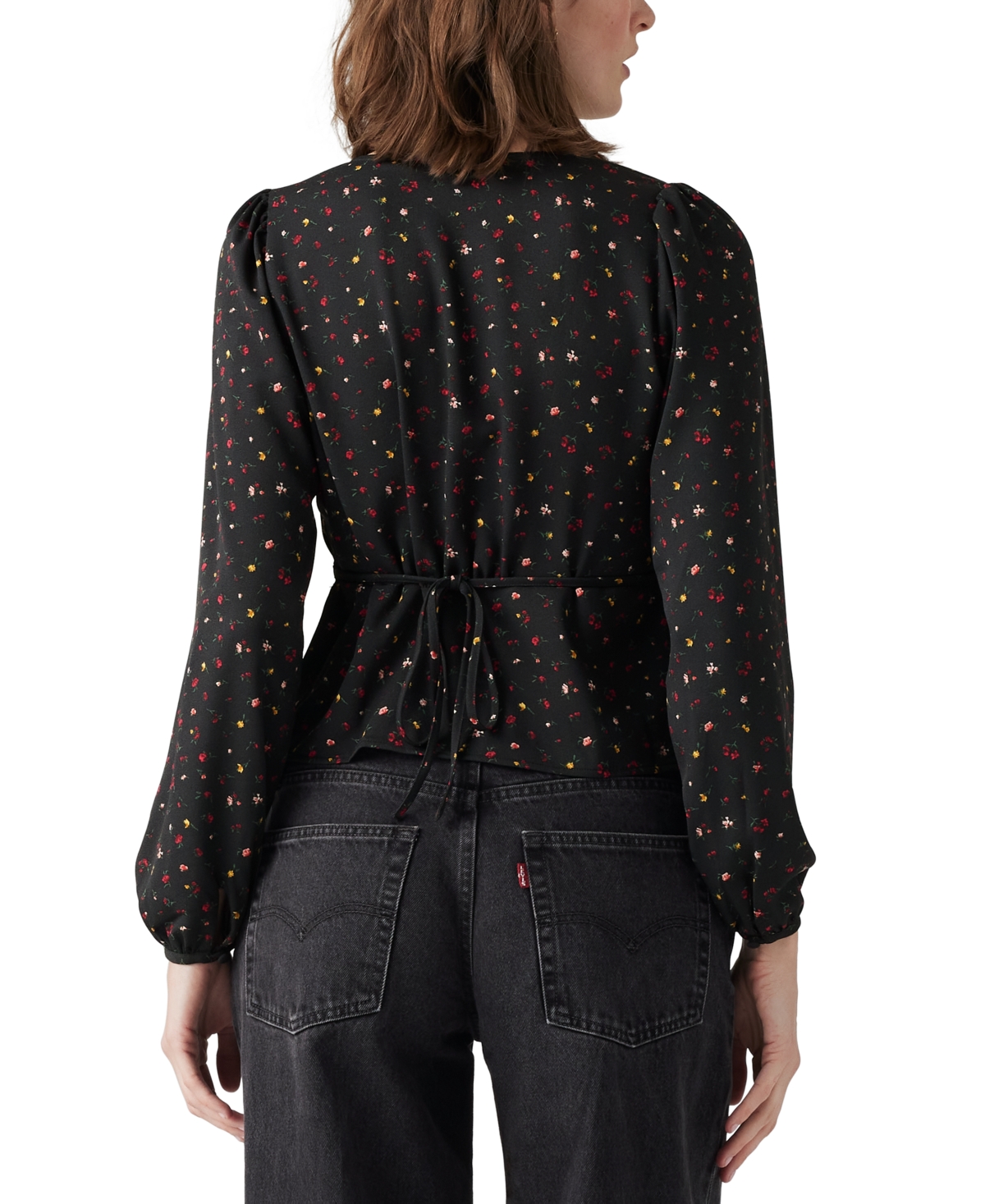 Levi's Dolores Long Sleeve Blouse In Multi Amni