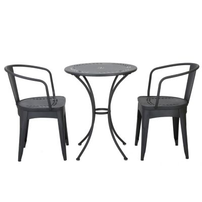 Streamdale Whimsical Lourdes Bistro Set Durable Outdoor Elegance