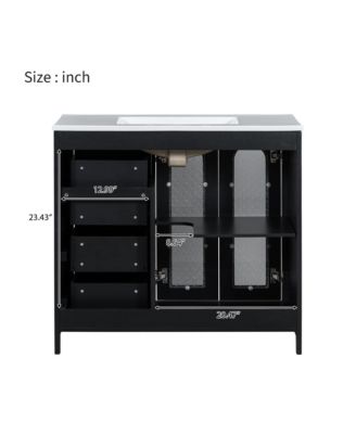 Streamdale 36" Vanity with Soft-Close Storage