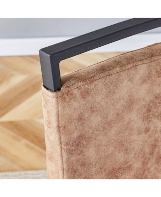 Table and chair set.Modern dining table, tempered glass countertop with artistic MDF legs.Paired with 6 comfortable chairs with PU seats and metal legs. Suitable for various decoration styles.