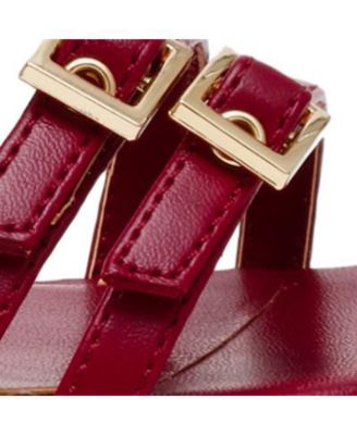 Women's Mackenzie Strappy Buckle Block Heel Dress Sandals
