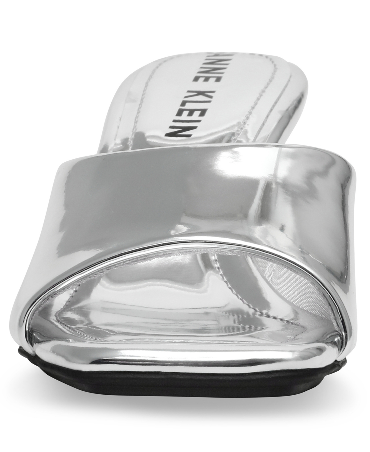 Anne Klein Akjerilyn Womens Manmade Slide In Silver