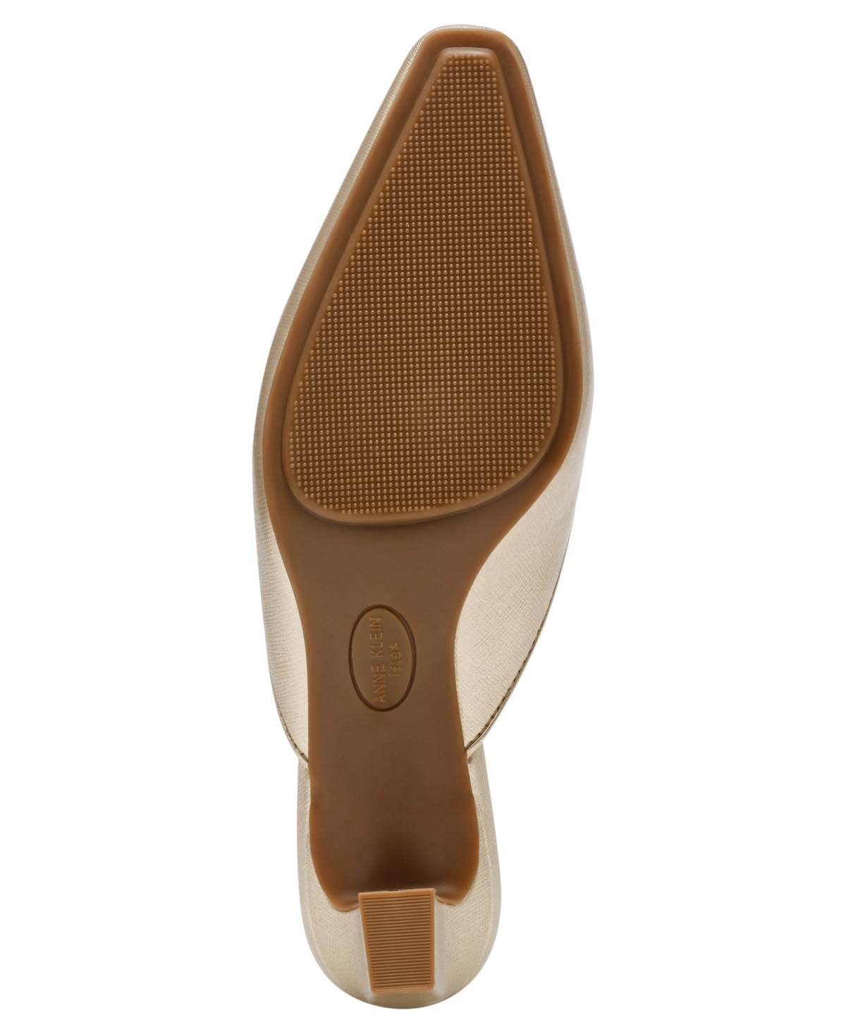 Anne Klein Women's Star Crystal Ornament Kitten Heel Mules