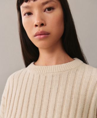 Women's Herringbone Knitted Sweater