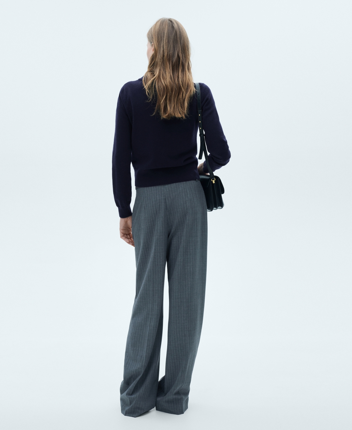Mango Women's Straight Crew-Neck Sweater