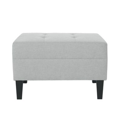 Plush Ottoman with Birch Legs: Comfort, Style, and Durability