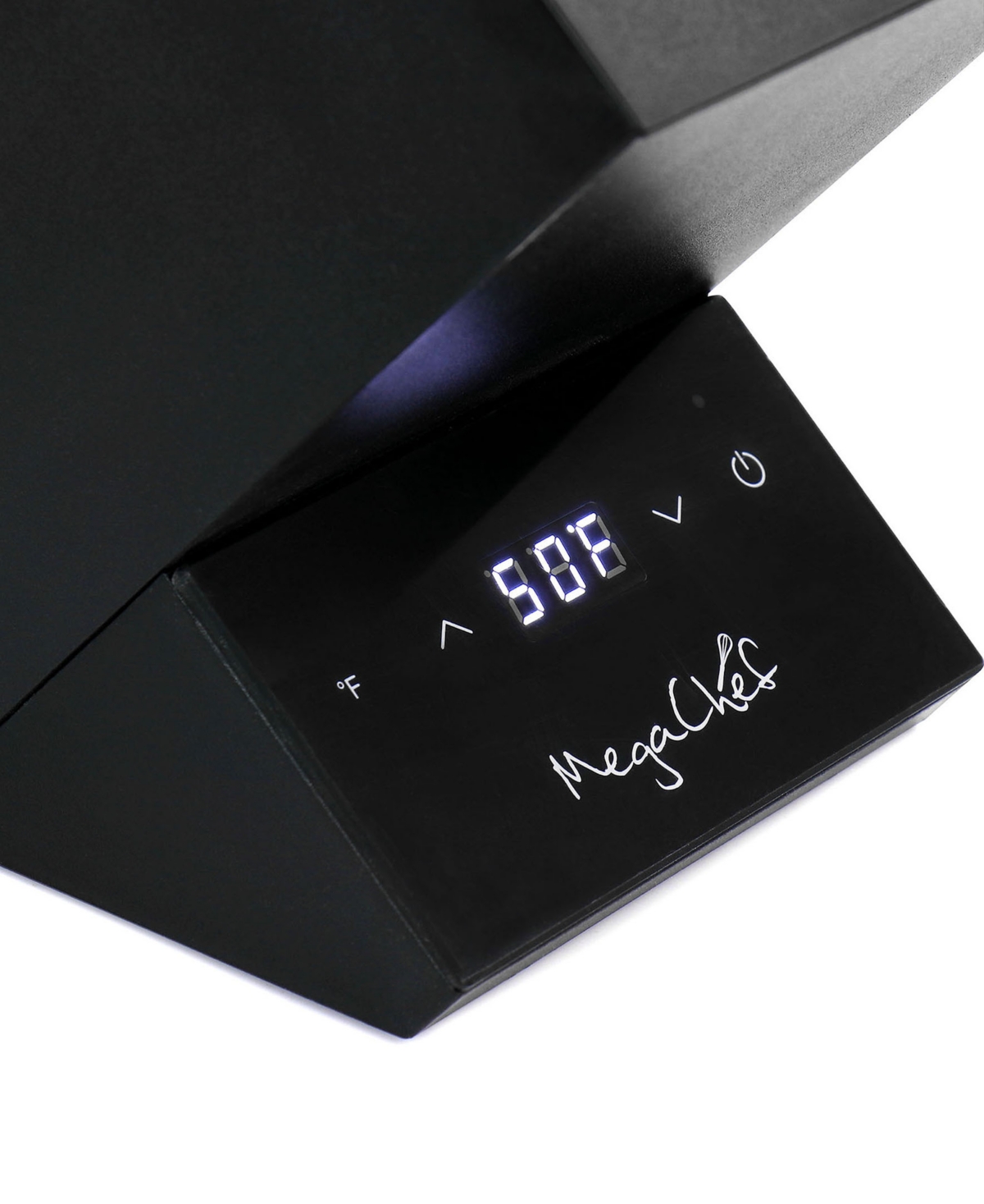 Megachef Digital Display Electric Wine Chiller In Black