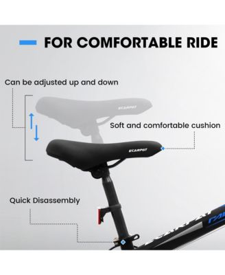 20 inch Fat Tire Bike Adult/Teen Full Shimano 7 Speed Mountain Bike, Dual Disc Brakes, High Carbon Steel Frame, Front Suspension, Mountain Dirt Bike, City Commuter City Bike, Fat Tire Bike