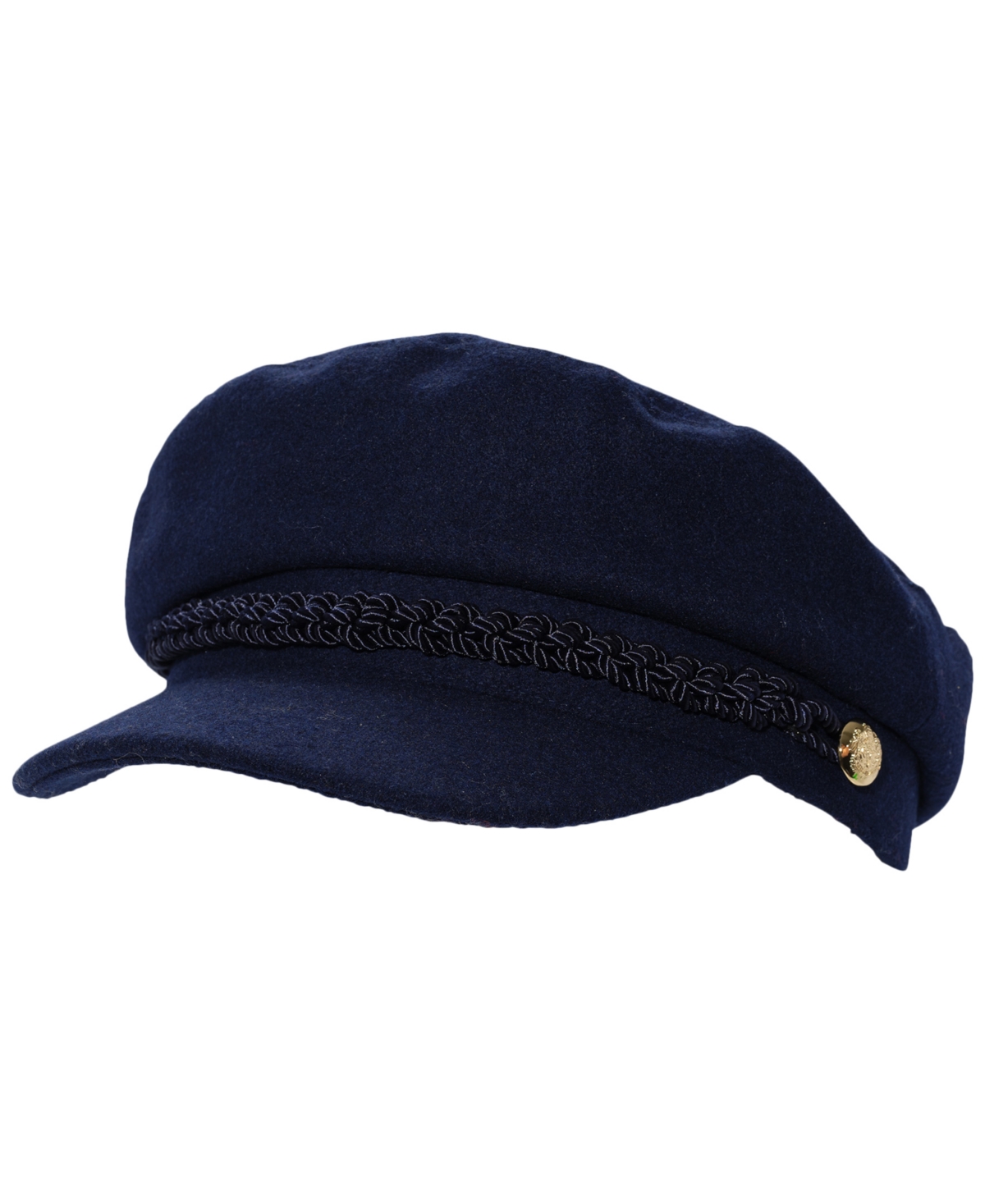 Wool Brim Hat - Navy