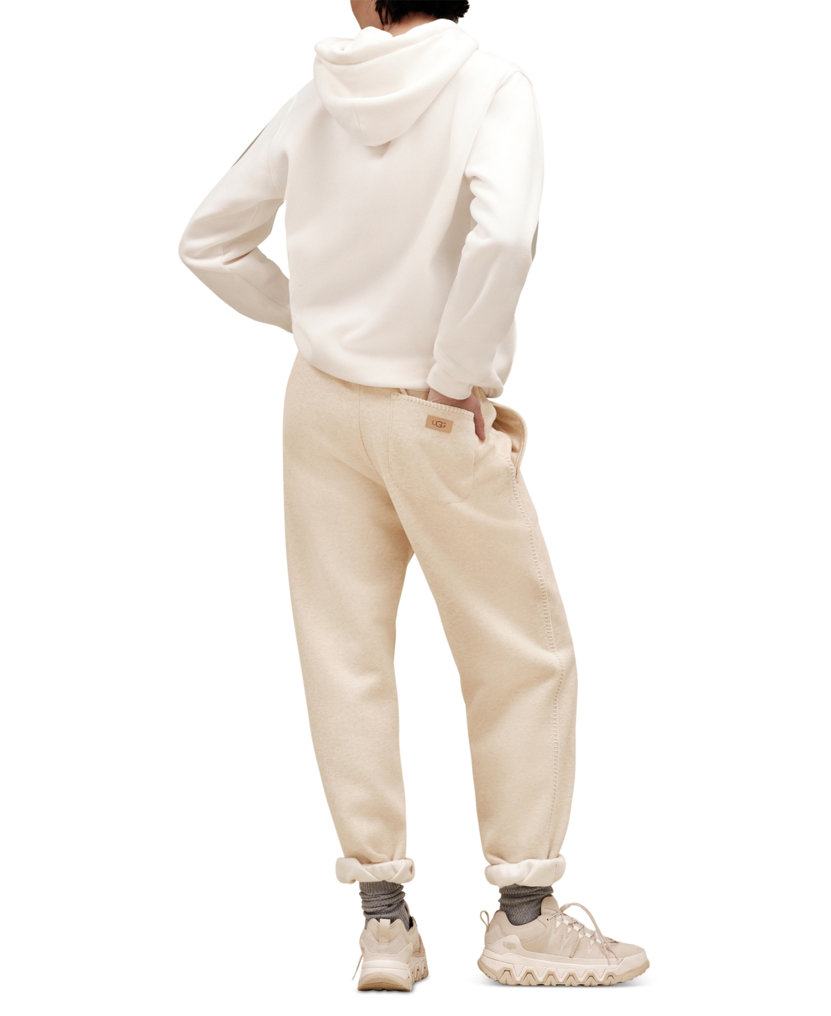 Ugg Women's Classic Fleece Pull-on Sweatpants In Sand