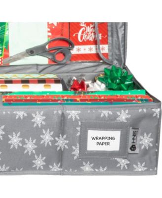 Wrapping Paper Storage Container. Fits up to 27 Rolls 1.37" Diam.