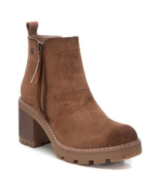 Women's Suede Ankle Booties Refresh Collection By XTI