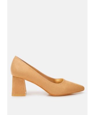 Malai Block Heel Pumps