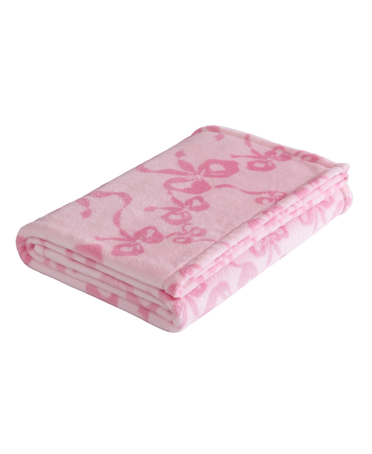 Betsey Johnson Bow Stripe Reversible 8-pc. Comforter Set, Queen In White,light Pink,hot Pink