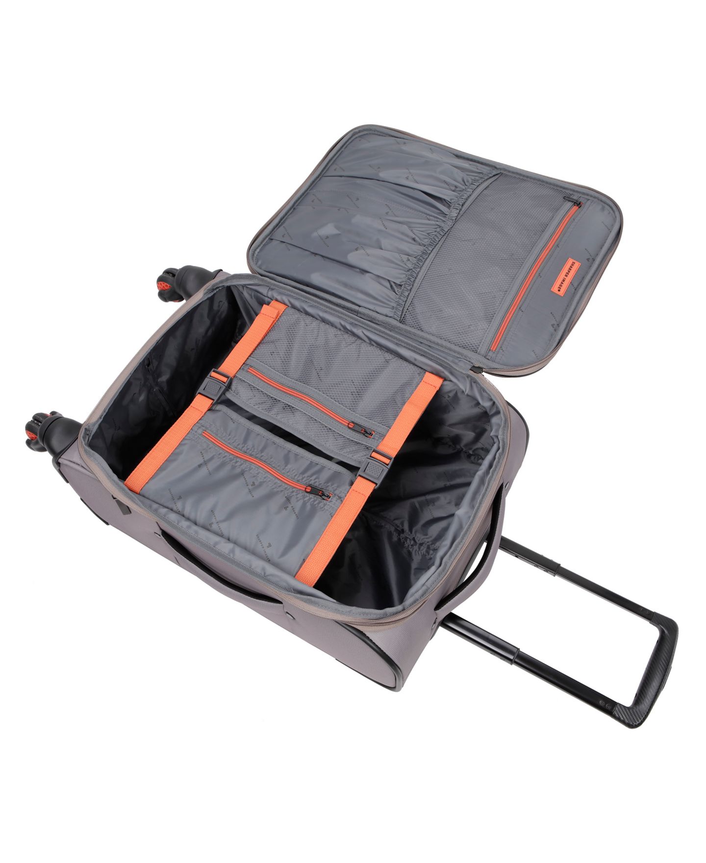 Чемоданы Sharper Image Travel Eva Molded 5 Piece Softside Luggage Set, цвет: Тёмный зелёный — фото 35