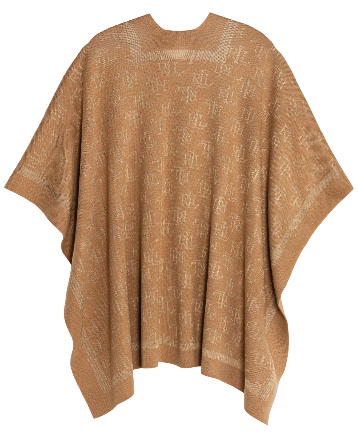 Lauren Ralph Lauren Matte Shine Logo Ruana